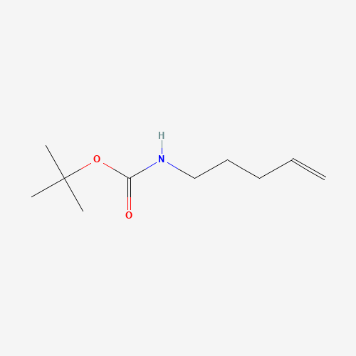 2-Methyl-2-propanyl 4-penten-1-ylcarbamate (CAS: 202925-92-6) - Chemical Structure and Molecular Formula 