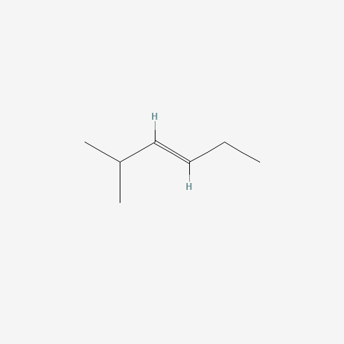 2-METHYL-3-HEXENE (CAS: 692-24-0) - Chemical Structure and Molecular Formula 