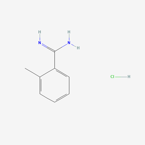 2-Methylbenzenecarboximidamide hydrochloride (CAS: 18636-98-1) - Chemical Structure and Molecular Formula 