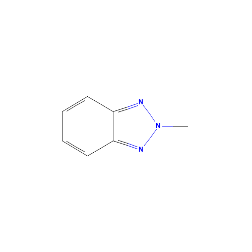 2-methylbenzotriazole (CAS: 16584-00-2) - Chemical Structure and Molecular Formula 