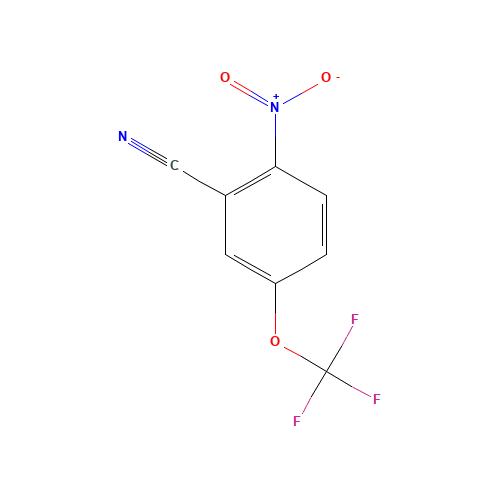 2-Nitro-5-(trifluoromethoxy)benzonitrile (CAS: 1003708-58-4) - Chemical Structure and Molecular Formula 
