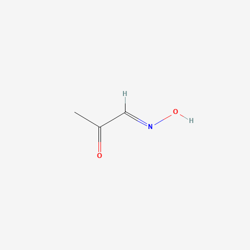 2-Oxopropanal 1-Oxime (CAS: 306-44-5) - Chemical Structure and Molecular Formula 