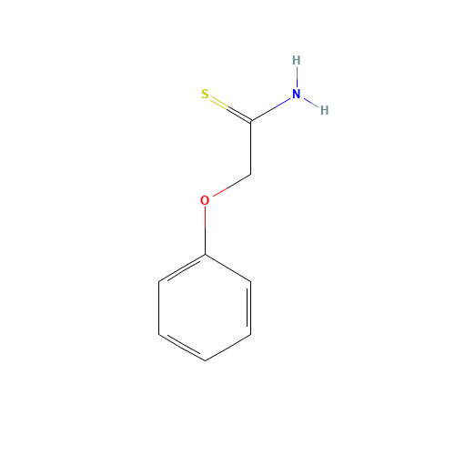 2-phenoxyethanethioamide (CAS: 35370-80-0) - Chemical Structure and Molecular Formula 