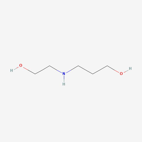 3-((2-Hydroxyethyl)amino)propanol (CAS: 19344-29-7) - Chemical Structure and Molecular Formula 