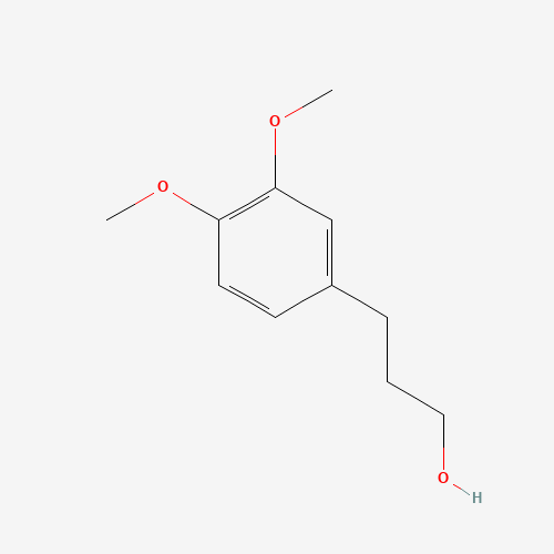 3-(3,4-dimethoxyphenyl)propan-1-ol (CAS: 3929-47-3) - Chemical Structure and Molecular Formula 