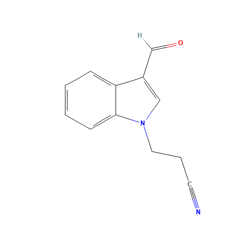 3-(3-Formyl-1H-indol-1-yl)propanenitrile (CAS: 18109-11-0) - Related Chemical Product