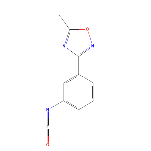 3-(3-isocyanatophenyl)-5-methyl-1,2,4-oxadiazole (CAS: 852180-69-9) - Related Chemical Product