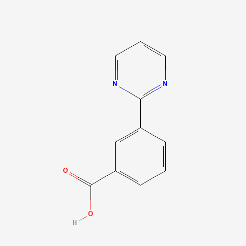 3-(PYRIMIDIN-2-YL)BENZOIC ACID (CAS: 579476-26-9) - Chemical Structure and Molecular Formula 
