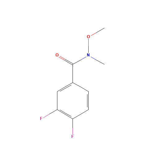 3,4-Difluoro-N-methoxy-N-methylbenzamide (CAS: 188345-25-7) - Related Chemical Product