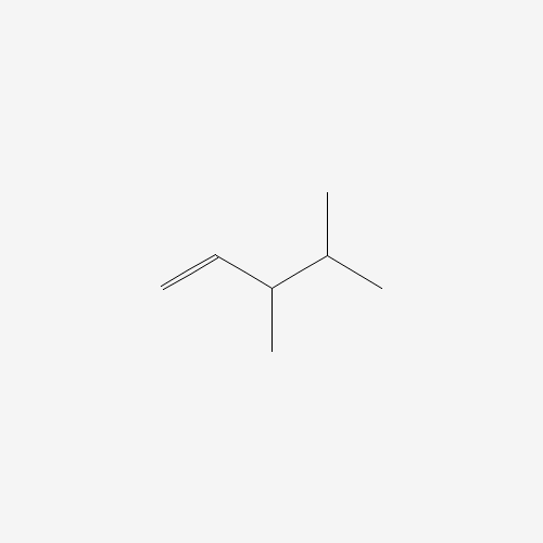 3,4-DIMETHYL-1-PENTENE (CAS: 7385-78-6) - Chemical Structure and Molecular Formula 