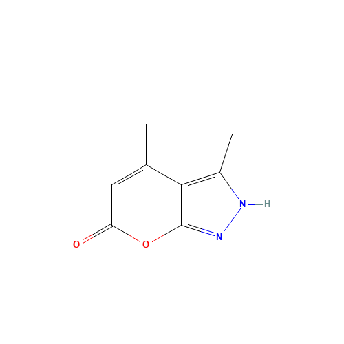 3,4-dimethylpyrano[2,3-c]pyrazol-6(1H)-one (CAS: 5203-98-5) - Related Chemical Product