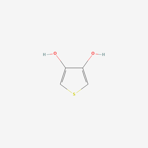 3,4-Thiophenediol (CAS: 14282-59-8) - Chemical Structure and Molecular Formula 