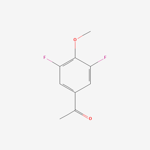 3',5'-Difluoro-4'-methoxyacetophenone (CAS: 170570-79-3) - Chemical Structure and Molecular Formula 