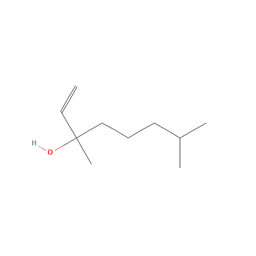 3,7-Dimethyloct-1-en-3-ol (CAS: 18479-49-7) - Chemical Structure and Molecular Formula 