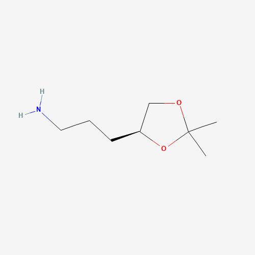 3-[(4S)-2,2-Dimethyl-1,3-dioxolan-4-yl]-1-propanamine (CAS: 94944-63-5) - Related Chemical Product