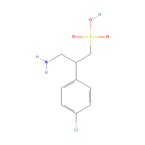 3-Amino-2-(4-chlorophenyl)propane-1-sulfonic acid (CAS: 125464-42-8) - Related Chemical Product