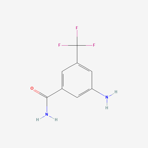 3-Amino-5-(trifluoromethyl)benzamide (CAS: 20566-95-4) - Related Chemical Product