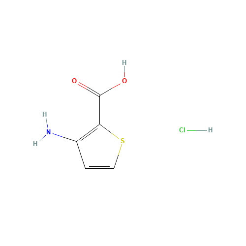 3-Aminothiophene-2-carboxylic acid hydrochloride (CAS: 1016552-72-9) - Chemical Structure and Molecular Formula 
