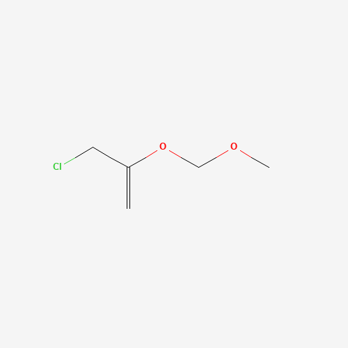 3-Chloro-2-(methoxymethoxy)prop-1-ene (CAS: 105104-40-3) - Chemical Structure and Molecular Formula 