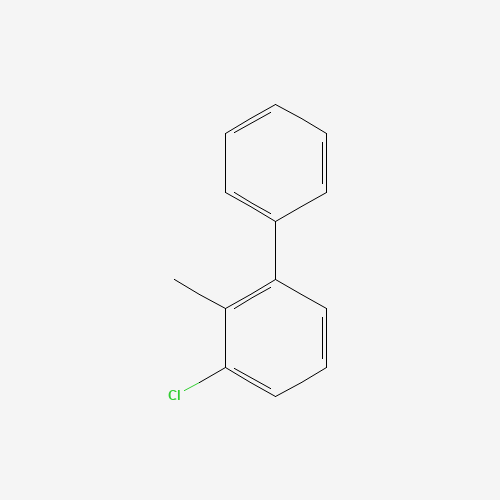 3-Chloro-2-methylbiphenyl (CAS: 20261-24-9) - Chemical Structure and Molecular Formula 