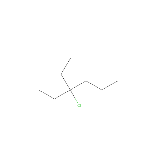 3-Chloro-3-ethylhexane (CAS: 116530-76-8) - Chemical Structure and Molecular Formula 