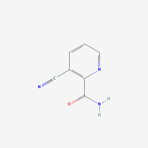 3-Cyanopyridine-2-carboxamide (CAS: 23590-00-3) - Chemical Structure and Molecular Formula 