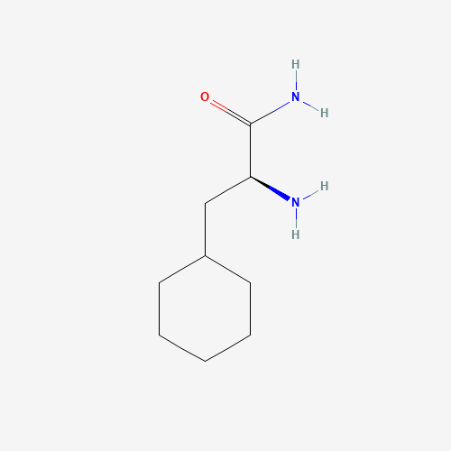 3-Cyclohexyl-L-alaninamide (CAS: 145232-34-4) - Chemical Structure and Molecular Formula 