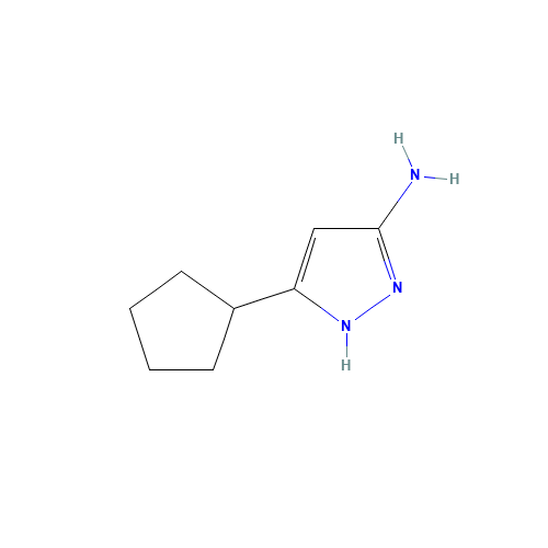 3-Cyclopentyl-1H-pyrazol-5-amine (CAS: 264209-16-7) - Related Chemical Product