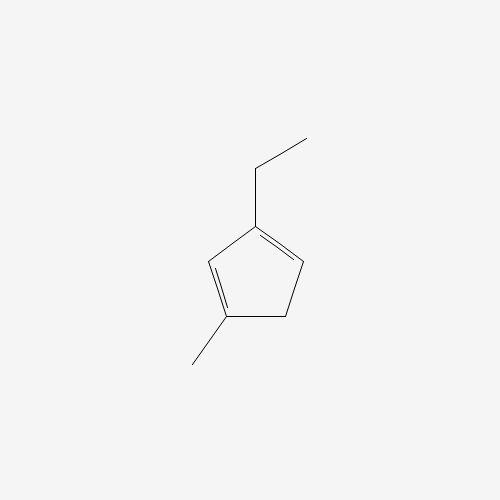 3-Ethyl-1-methylcyclopenta-1,3-diene (CAS: 25148-01-0) - Chemical Structure and Molecular Formula 