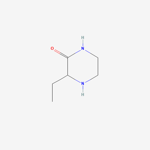 3-ethylpiperazin-2-one (CAS: 90485-52-2) - Chemical Structure and Molecular Formula 