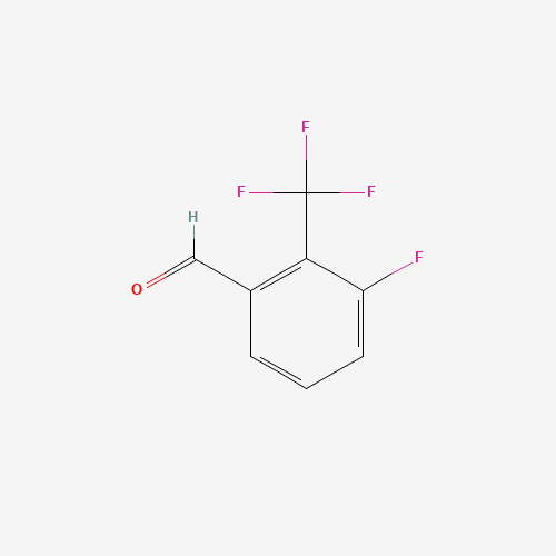 3-Fluoro-2-(trifluoromethyl)benzaldehyde (CAS: 924817-93-6) - Chemical Structure and Molecular Formula 