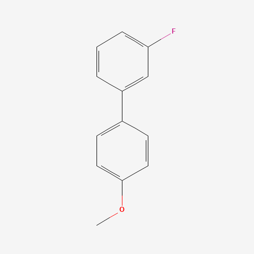 3-Fluoro-4'-methoxybiphenyl (CAS: 72093-48-2) - Chemical Structure and Molecular Formula 