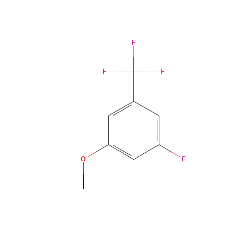 3-Fluoro-5-methoxybenzotrifluoride (CAS: 261951-79-5) - Chemical Structure and Molecular Formula 