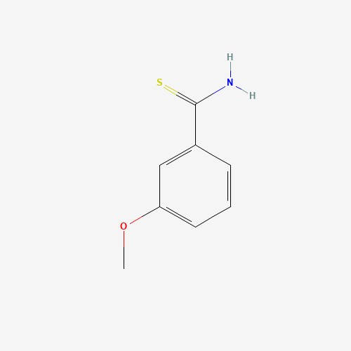 3-methoxybenzenecarbothioamide (CAS: 64559-06-4) - Chemical Structure and Molecular Formula 
