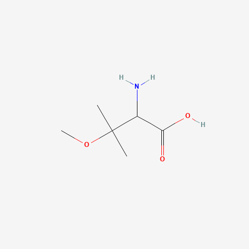 3-Methoxyvaline (CAS: 18801-86-0) - Chemical Structure and Molecular Formula 