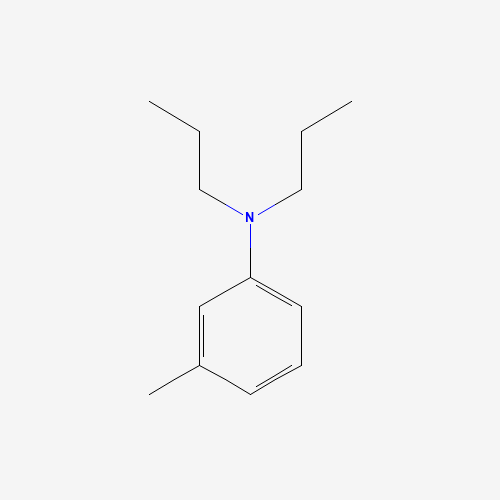 3-Methyl-N,N-dipropylaniline (CAS: 77734-44-2) - Chemical Structure and Molecular Formula 