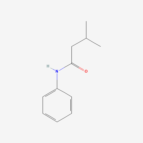 3-methyl-N-phenylbutanamide (CAS: 2364-50-3) - Chemical Structure and Molecular Formula 