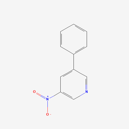 3-Nitro-5-phenylpyridine (CAS: 123792-62-1) - Chemical Structure and Molecular Formula 