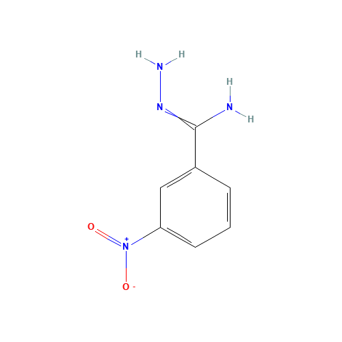 3-Nitrobenzenecarbohydrazonamide (CAS: 60666-23-1) - Chemical Structure and Molecular Formula 