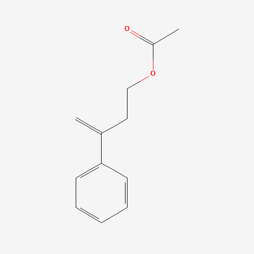3-Phenyl-3-buten-1-yl acetate (CAS: 7306-12-9) - Chemical Structure and Molecular Formula 