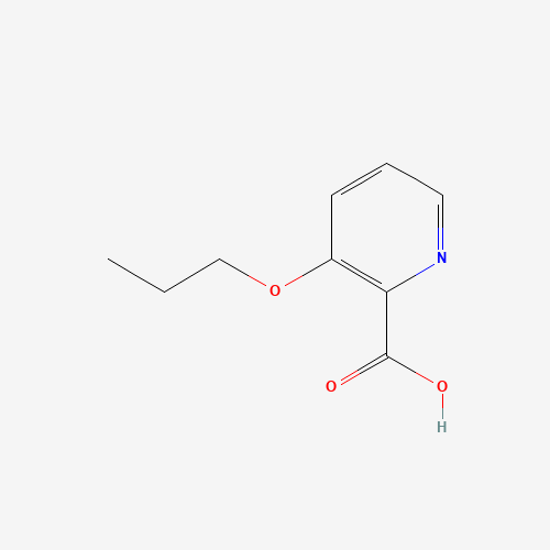 3-Propoxypyridine-2-carboxylic Acid (CAS: 14440-94-9) - Chemical Structure and Molecular Formula 