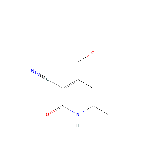 3-pyridinecarbonitrile, 1,2-dihydro-4-(methoxymethyl)-6-methyl-2-oxo- (CAS: 6339-38-4) - Related Chemical Product