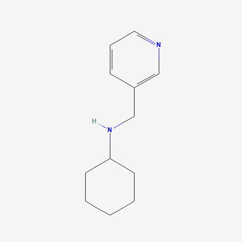 3-pyridinemethanamine, n-cyclohexyl- (CAS: 97247-37-5) - Chemical Structure and Molecular Formula 