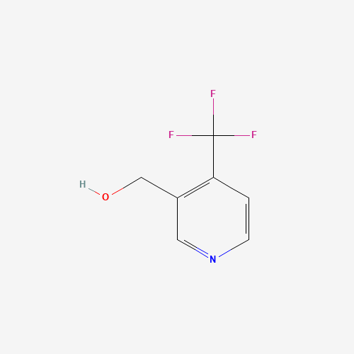 3-pyridinemethanol, 4-(trifluoromethyl)- (CAS: 198401-76-2) - Chemical Structure and Molecular Formula 