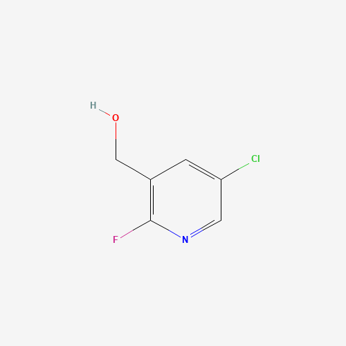 3-pyridinemethanol, 5-chloro-2-fluoro- (CAS: 884494-79-5) - Chemical Structure and Molecular Formula 