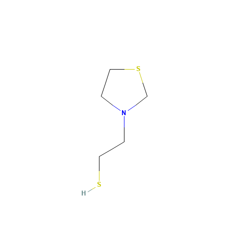 3-thiazolidineethanethiol (CAS: 317803-03-5) - Chemical Structure and Molecular Formula 