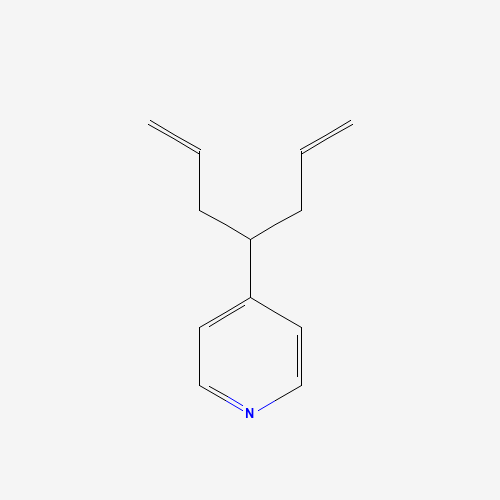 4-(1,6-Heptadien-4-yl)pyridine (CAS: 59675-17-1) - Chemical Structure and Molecular Formula 