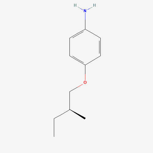 4-(2-Methylbutoxy)aniline (CAS: 112418-54-9) - Chemical Structure and Molecular Formula 