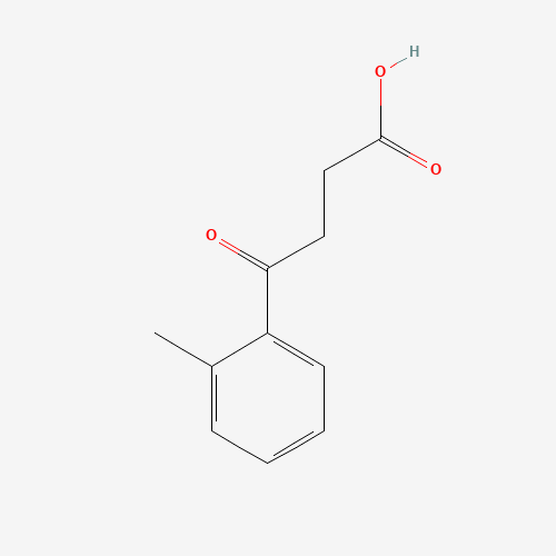 4-(2-Methylphenyl)-4-oxobutanoic acid (CAS: 6939-36-2) - Chemical Structure and Molecular Formula 