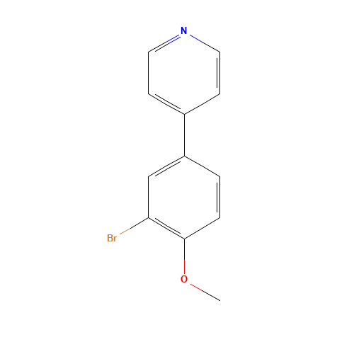 4-(3-Bromo-4-methoxyphenyl)pyridine (CAS: 191602-60-5) - Related Chemical Product